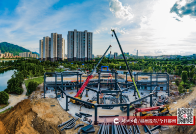 郴州水世界項(xiàng)目建設(shè)正酣